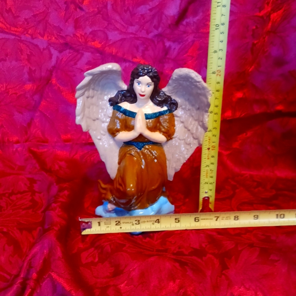 Hand painted praying angel